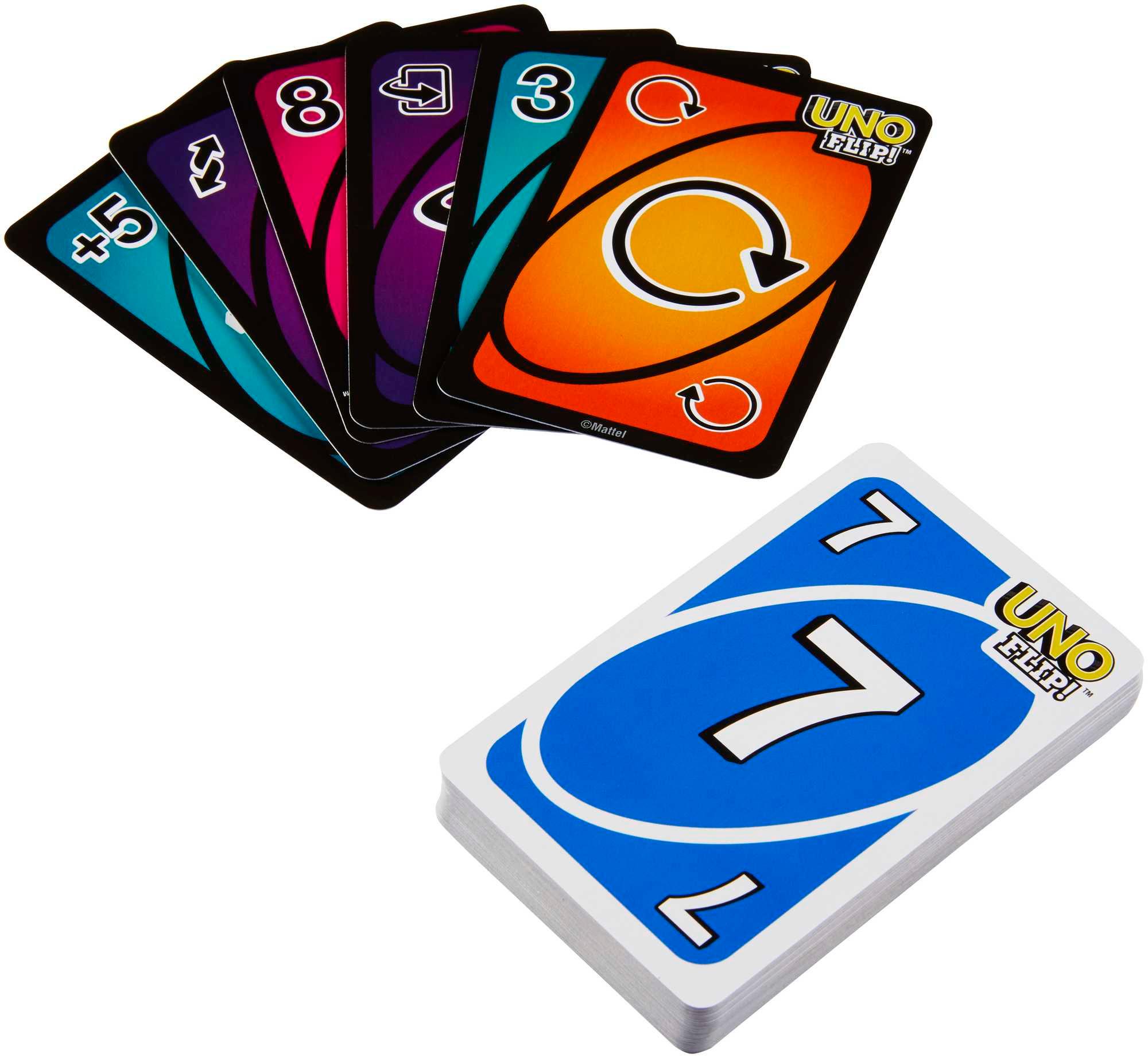Produktbild Mattel Games UNO Flip, Kartenspiel, Gesellschaftsspiel, Familienspiel, Kinderspiel 3 von 6