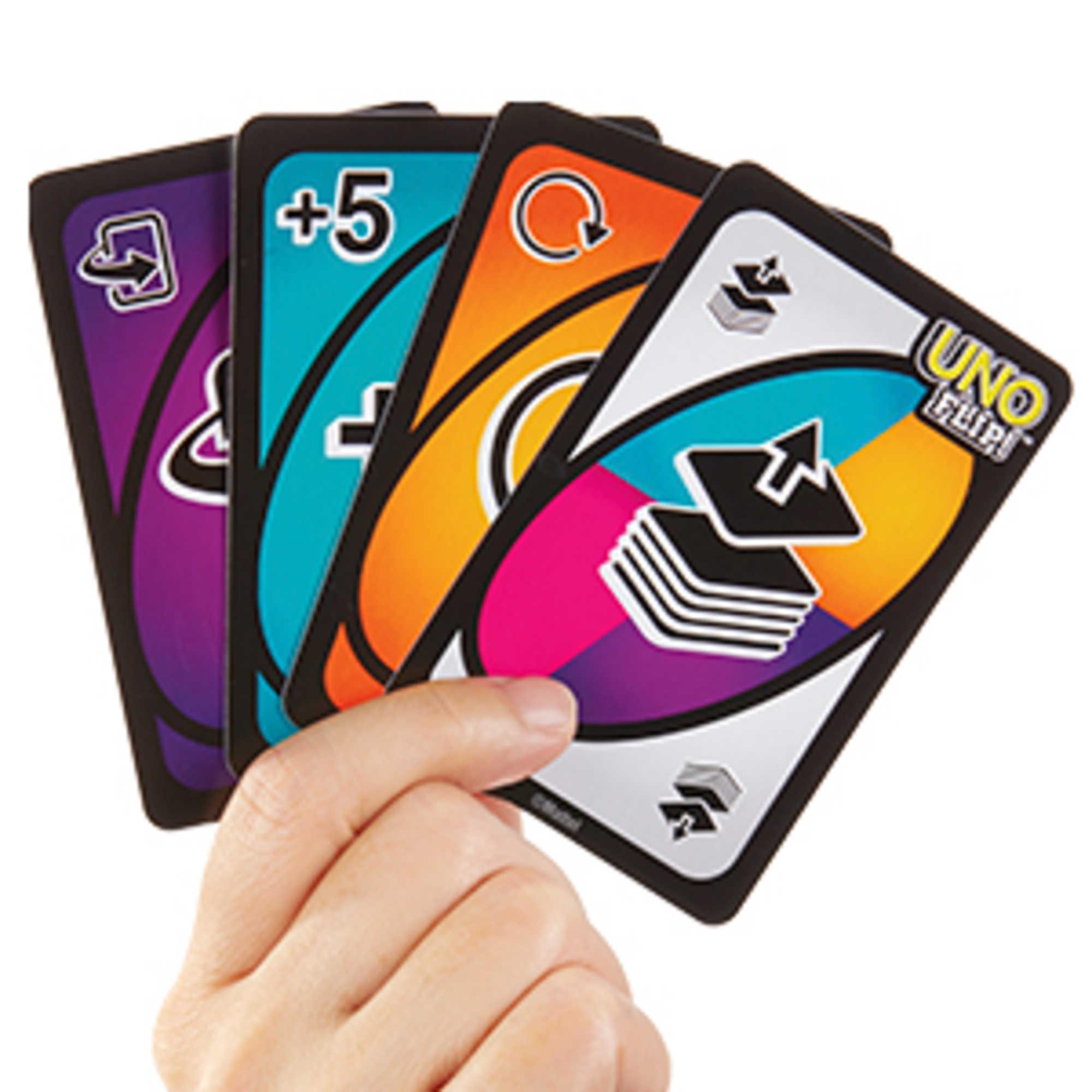 Produktbild Mattel Games UNO Flip, Kartenspiel, Gesellschaftsspiel, Familienspiel, Kinderspiel 5 von 6