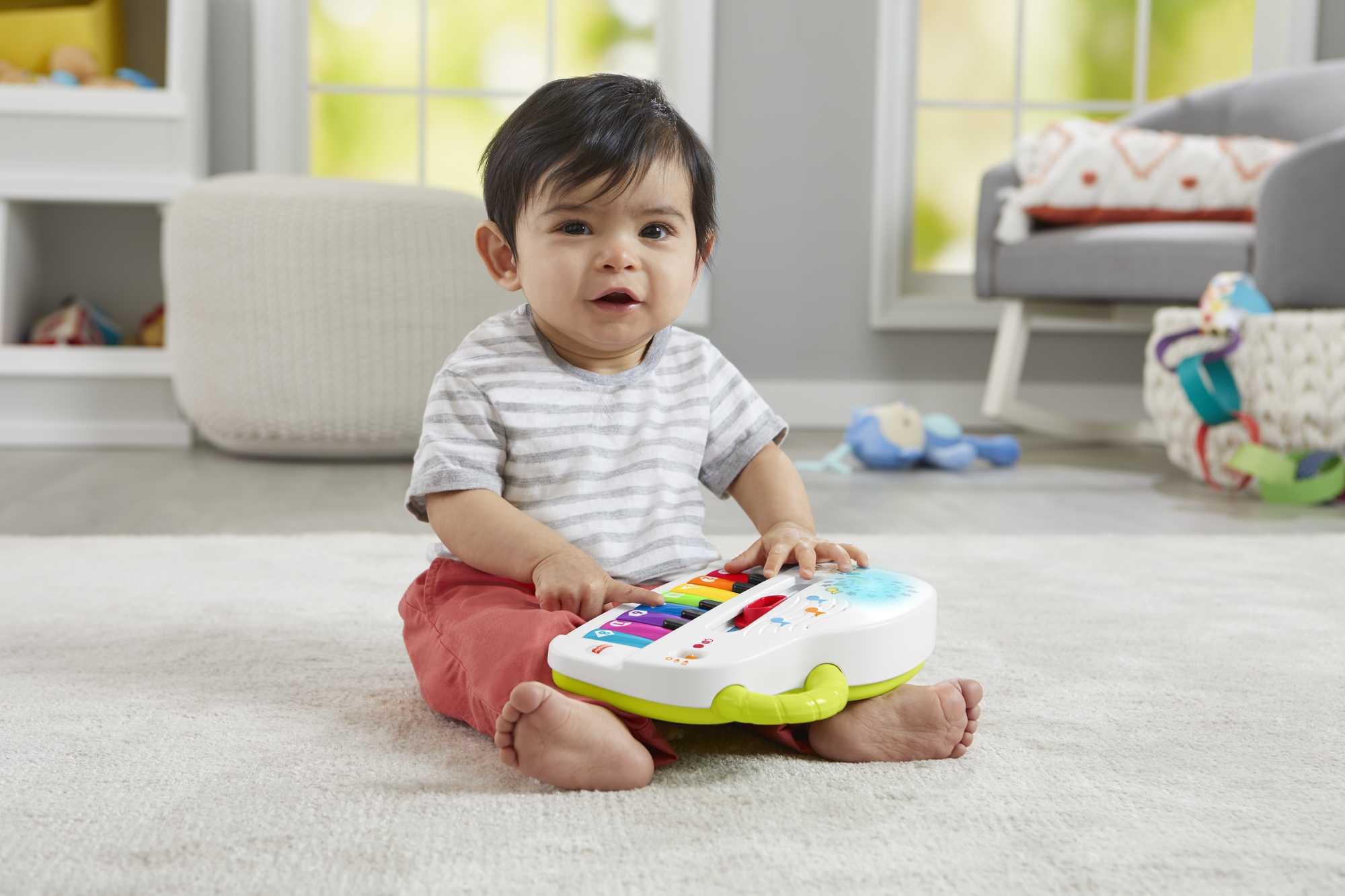 Produktbild Fisher-Price Babys erstes Keyboard, Lernspielzeug, Baby Musik-Instrument 3 von 7