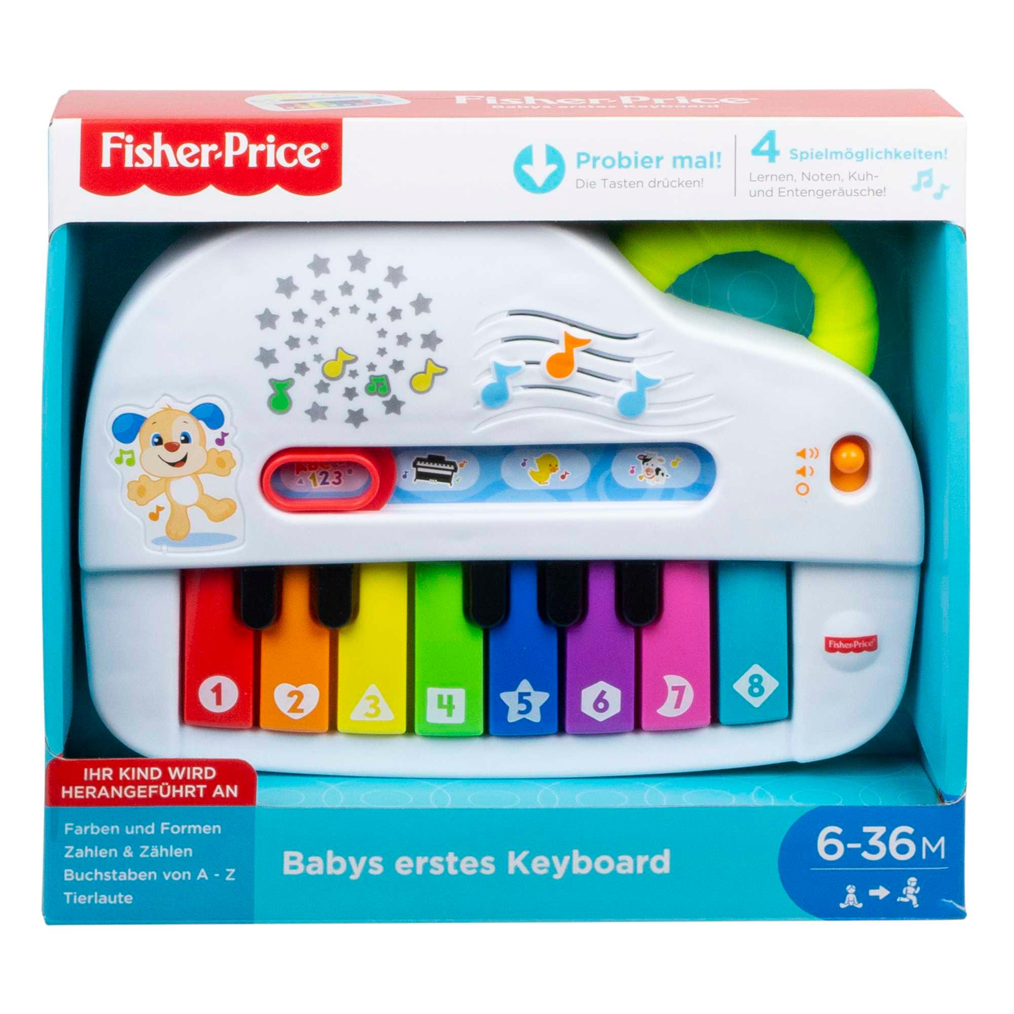 Produktbild Fisher-Price Babys erstes Keyboard, Lernspielzeug, Baby Musik-Instrument 5 von 7