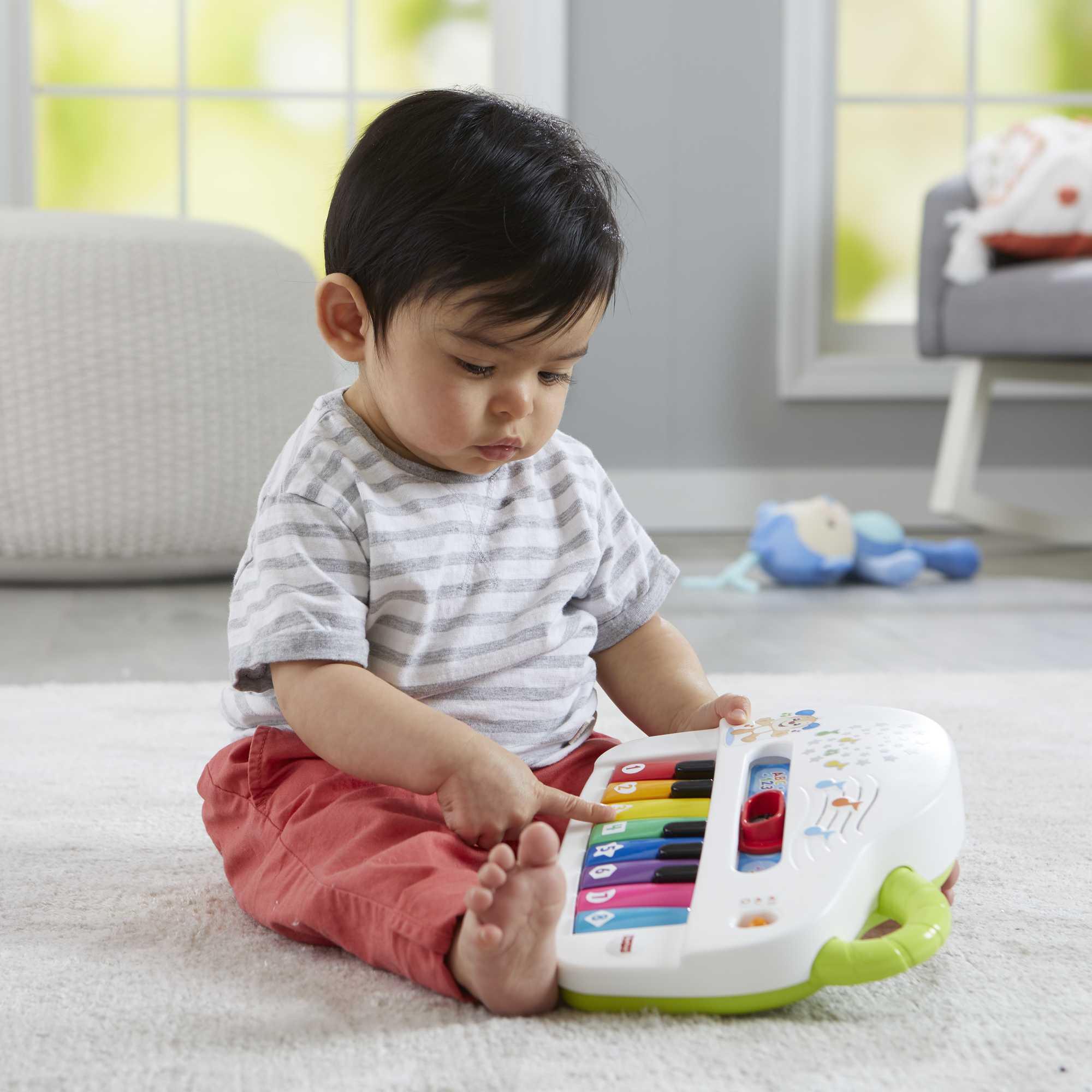 Produktbild Fisher-Price Babys erstes Keyboard, Lernspielzeug, Baby Musik-Instrument 7 von 7