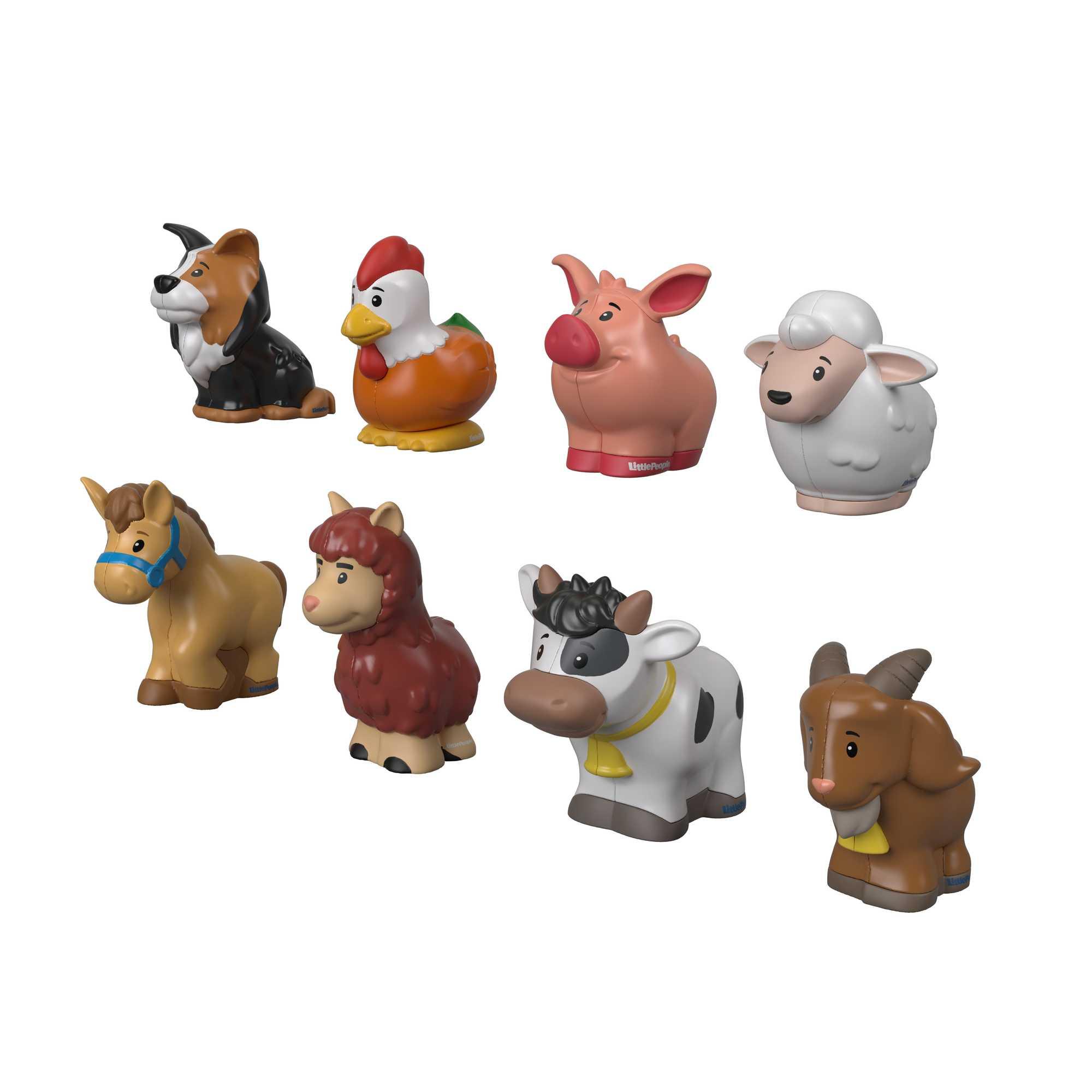 Produktbild Fisher-Price Little People Bauernhoftiere Set , Set mit acht Figuren 2 von 6