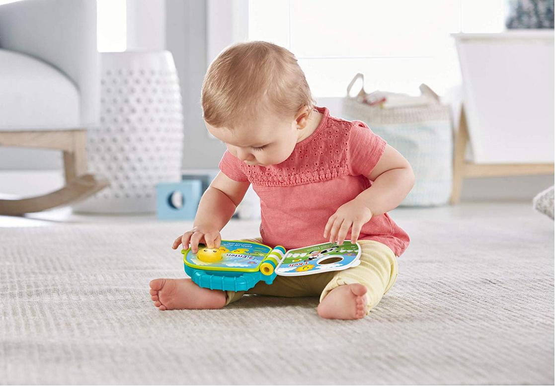 Produktbild Fisher-Price Tierfreunde-Liederbuch, Baby-Spielzeug mit Musik, Lernspielzeug 4 von 5