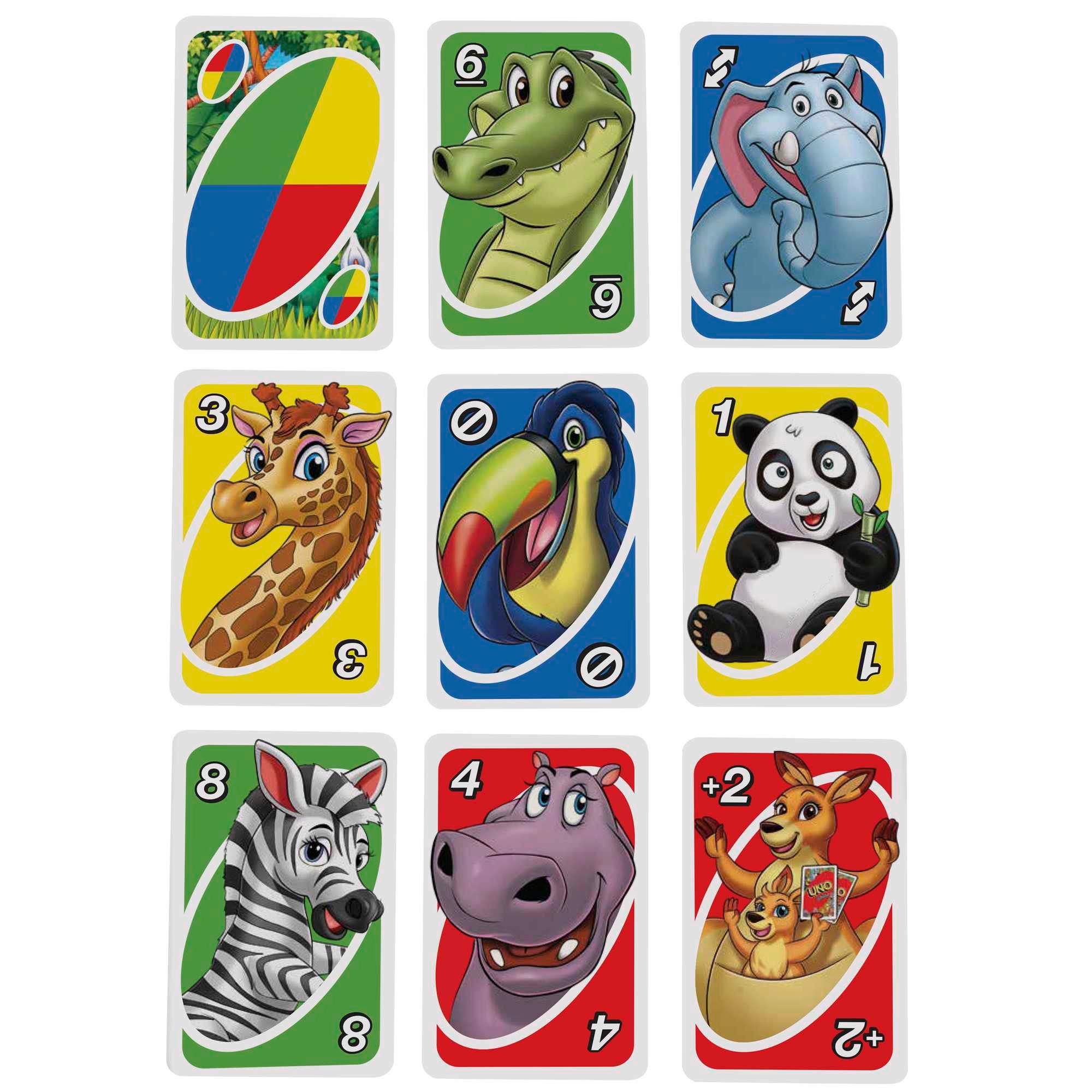 Produktbild Mattel Games UNO Junior, Kartenspiel, Kinderspiel, Familienspiel 4 von 6