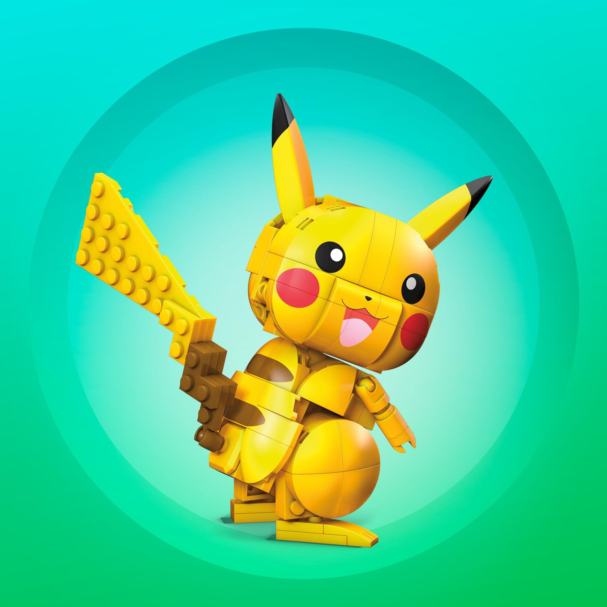 Produktbild Mega  Pokémon Medium Pikachu, Kinder-Spielzeug, Bauset, Bausteine 2 von 6