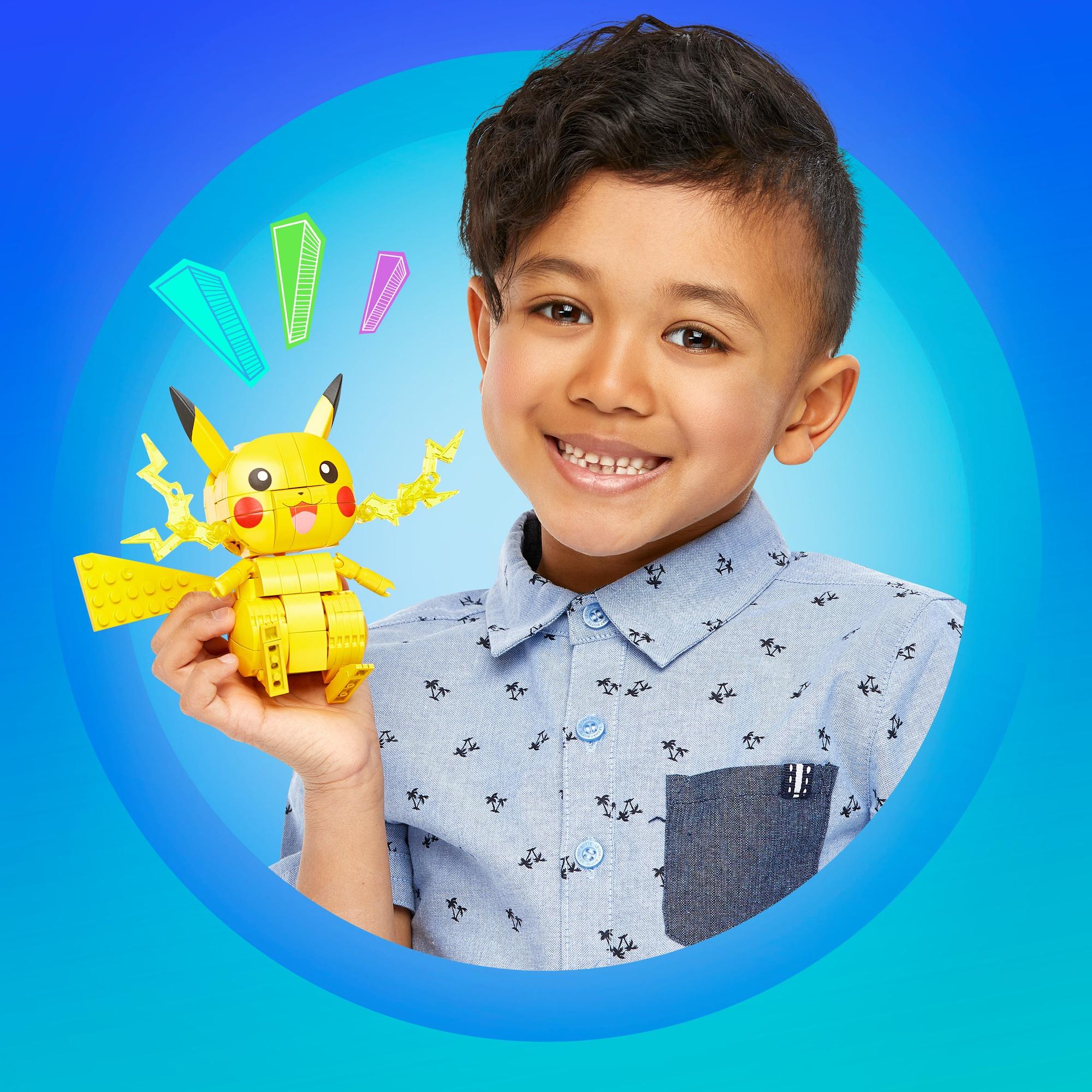 Produktbild Mega  Pokémon Medium Pikachu, Kinder-Spielzeug, Bauset, Bausteine 3 von 6