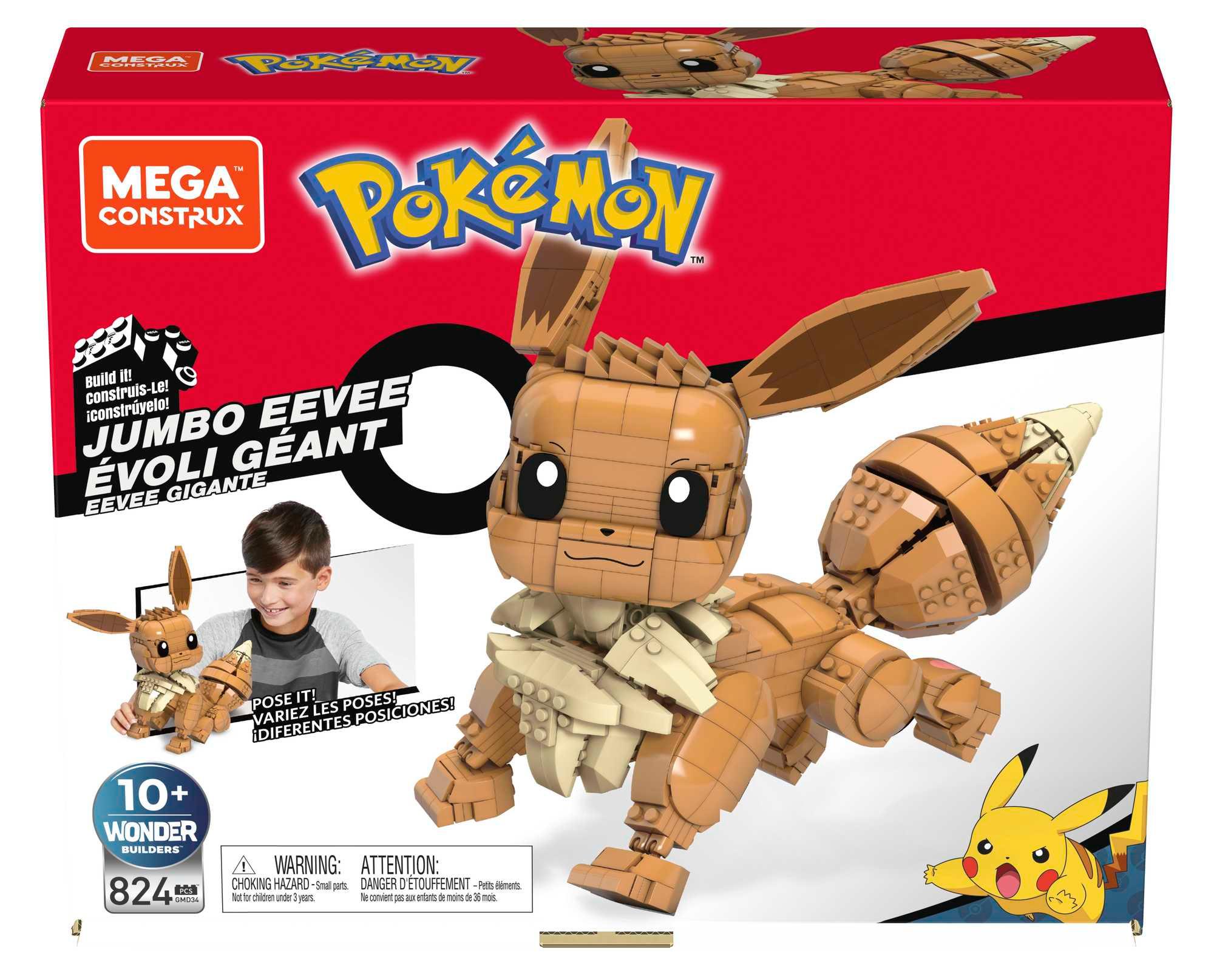 Produktbild Mega  Pokémon Jumbo Evoli, Bauset, Bausteine, Sammelfigur 5 von 6