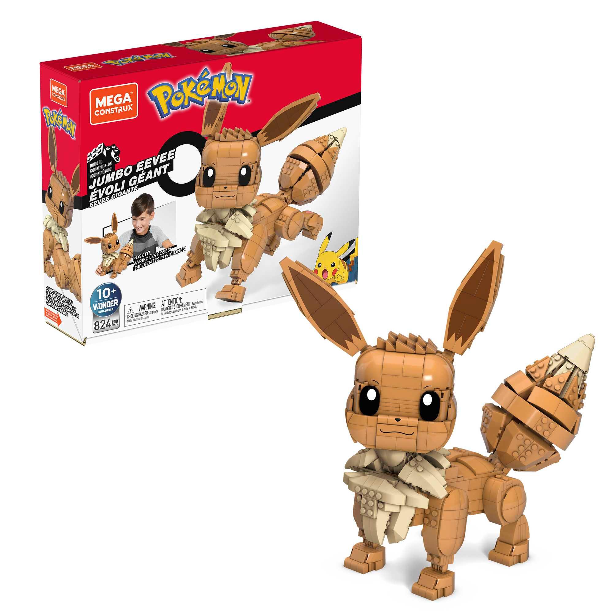 Mega  Pokémon Jumbo Evoli, Bauset, Bausteine, Sammelfigur