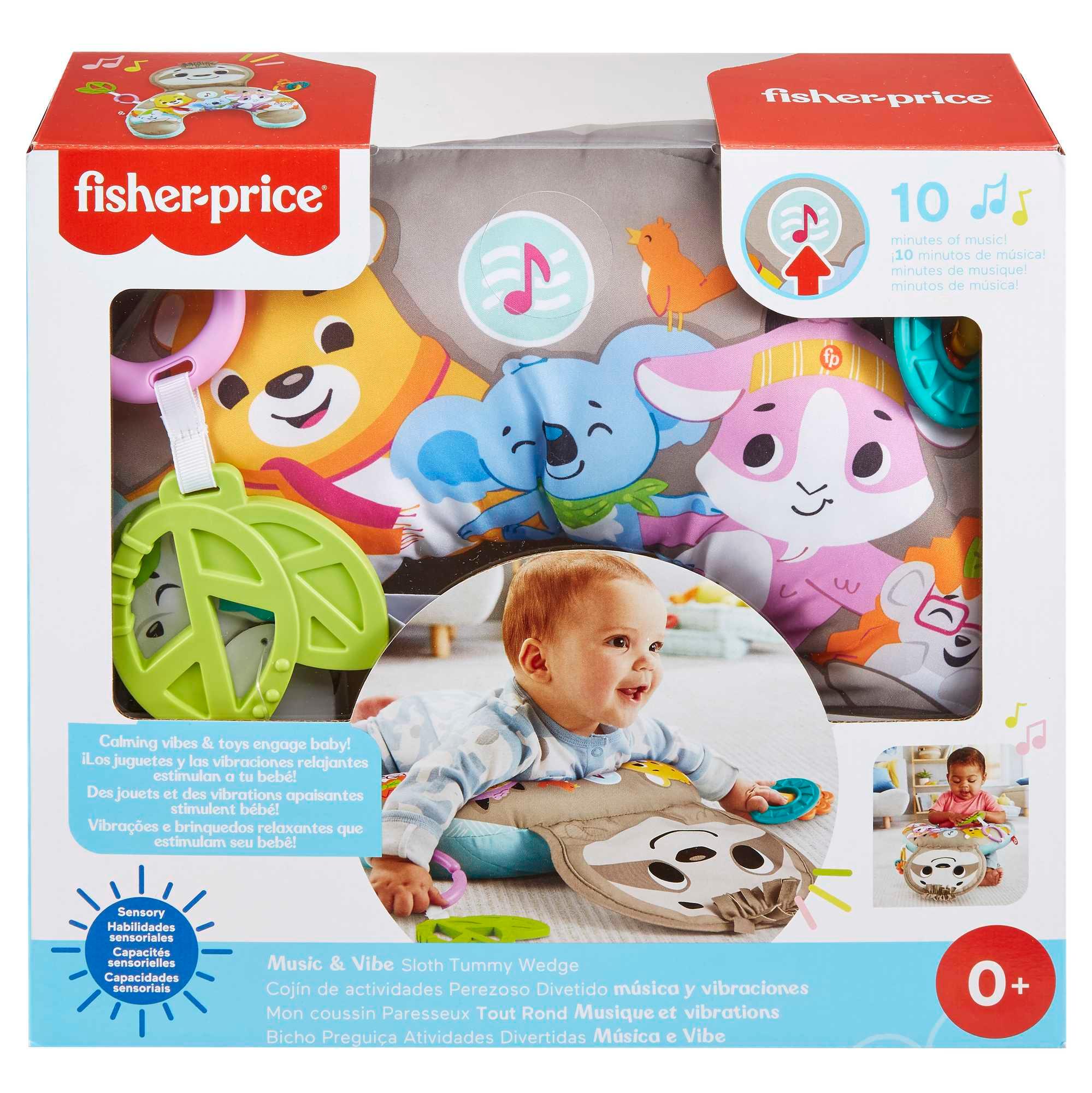 Produktbild Fisher-Price Faultier-Spielkissen mit Vibration, Baby-Spielzeug ab 0 M 7 von 8