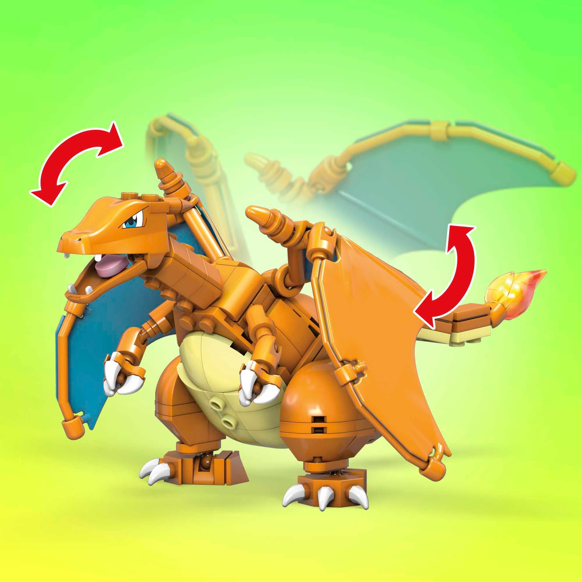 Produktbild Mega  Pokémon Glurak, Bauset, Bausteine, Sammelfigur, 223 Teile 3 von 7