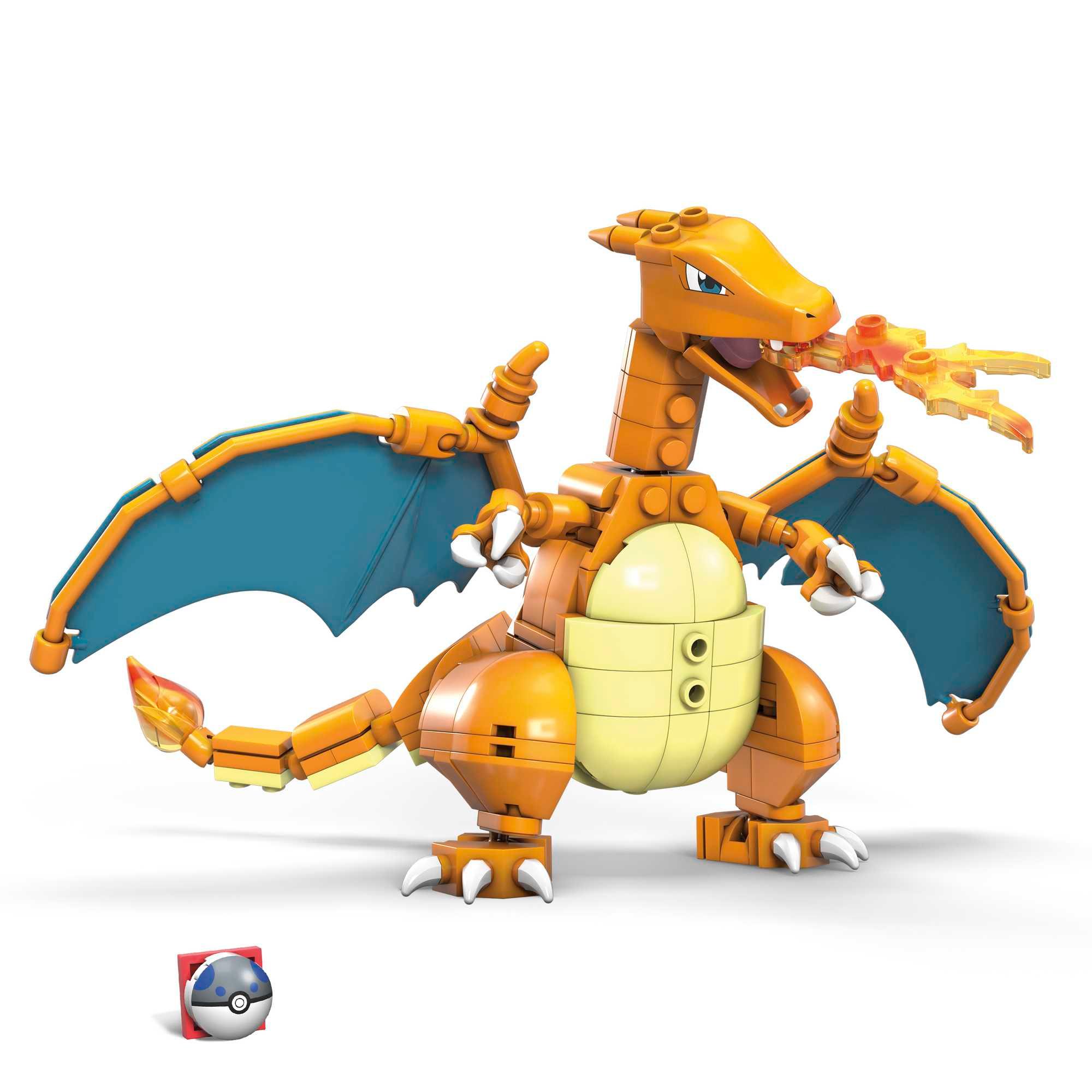 Produktbild Mega  Pokémon Glurak, Bauset, Bausteine, Sammelfigur, 223 Teile 4 von 7
