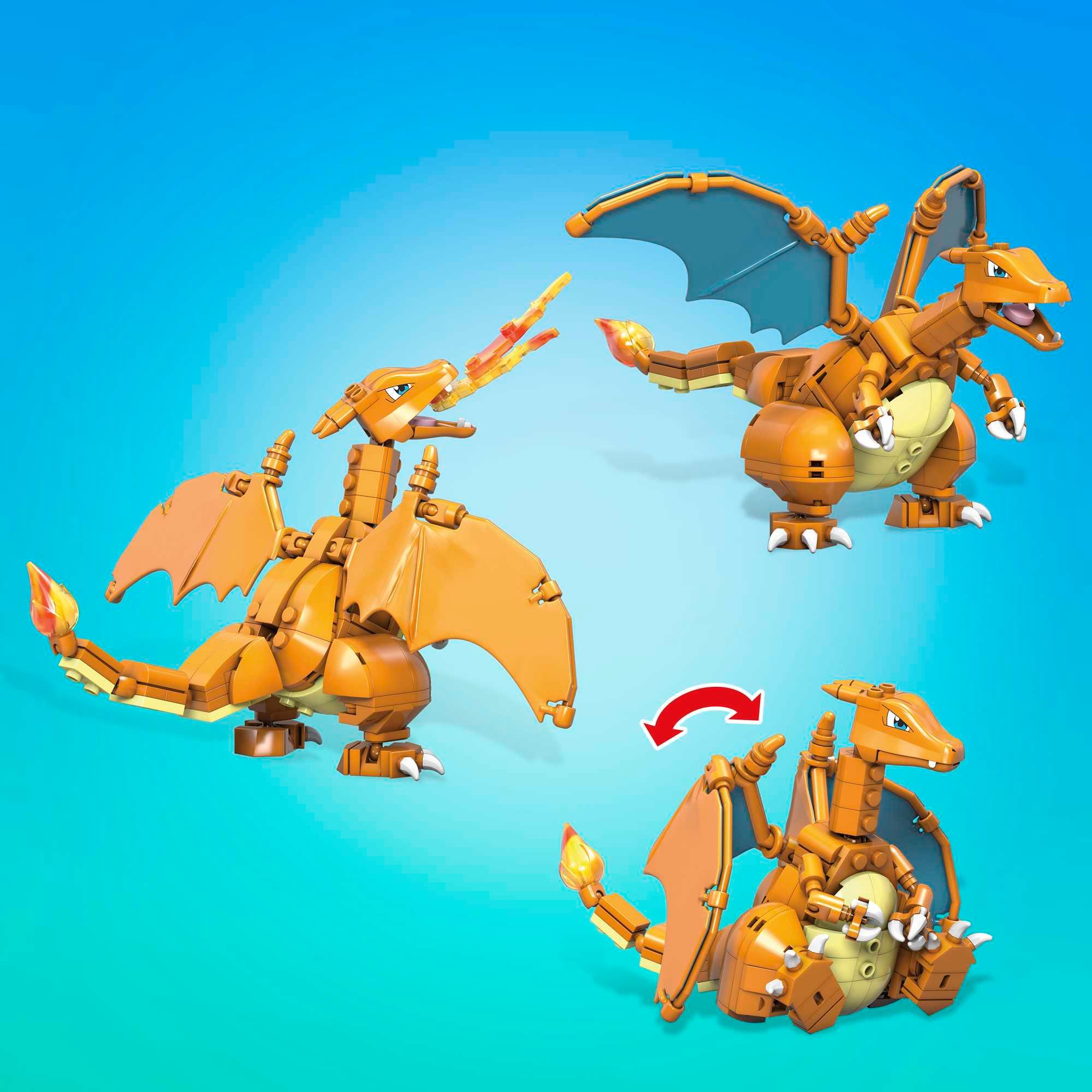 Produktbild Mega  Pokémon Glurak, Bauset, Bausteine, Sammelfigur, 223 Teile 7 von 7