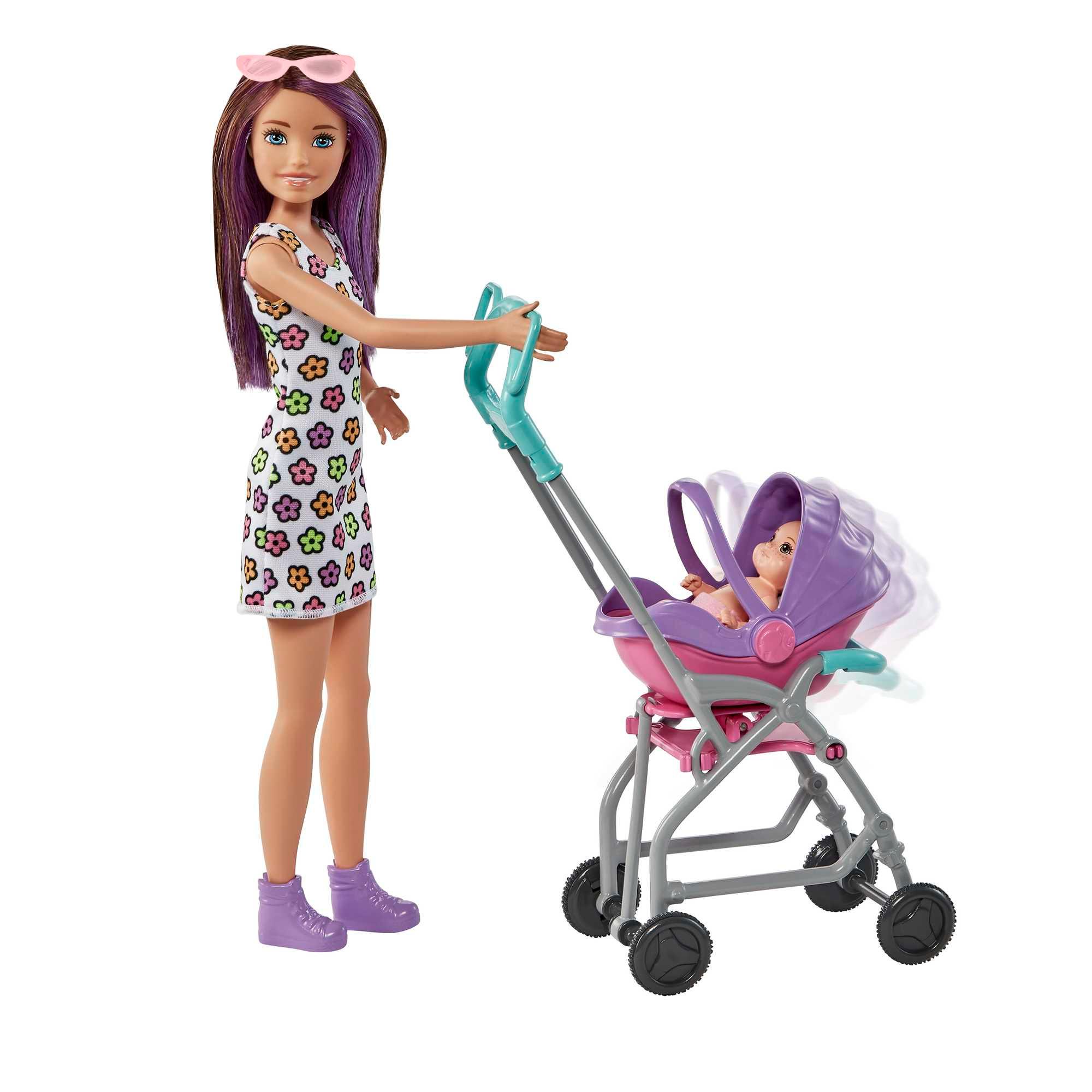 Produktbild Barbie „Skipper Babysitters Inc.“-Puppe und Kinderwagen-Spielset, für Kinder ab 3 Jahren 6 von 6