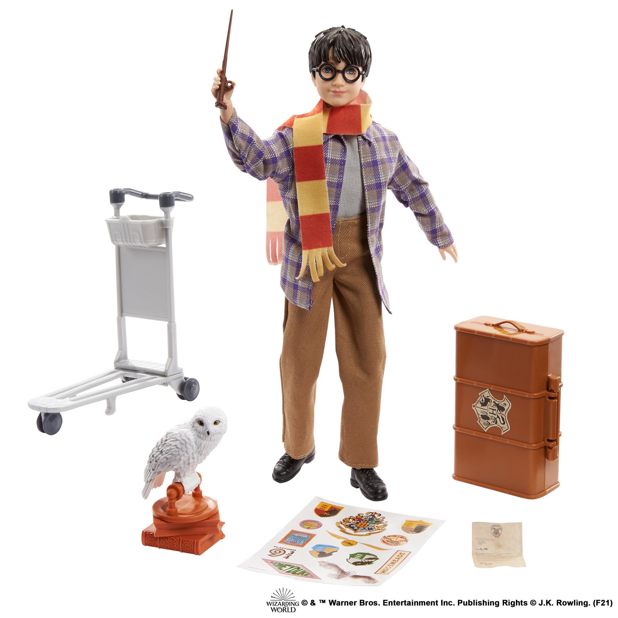 Produktbild Harry Potter Gleis 9 3/4 Spielset mit Harry Potter Puppe&Hedwig Figur 8 von 10