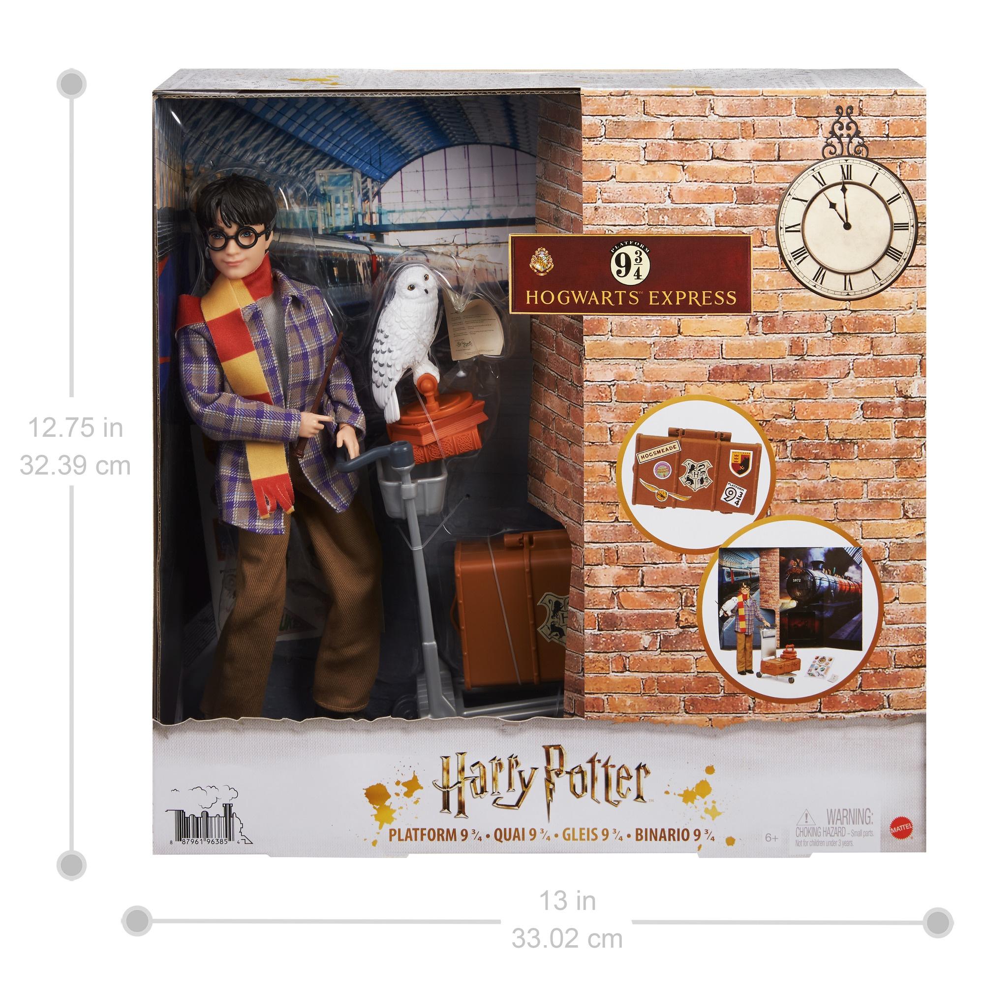 Produktbild Harry Potter Gleis 9 3/4 Spielset mit Harry Potter Puppe&Hedwig Figur 9 von 10