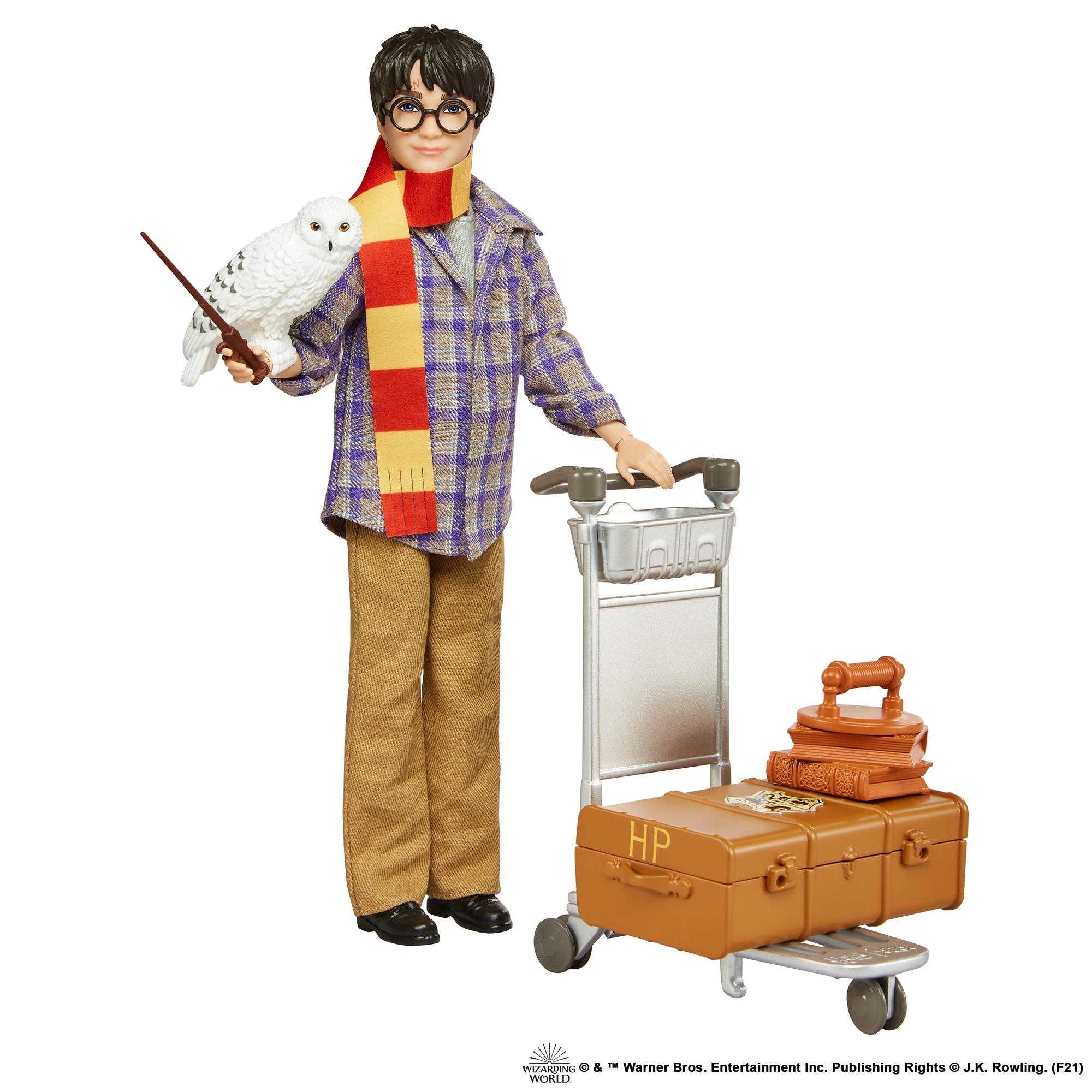 Produktbild Harry Potter Gleis 9 3/4 Spielset mit Harry Potter Puppe&Hedwig Figur 10 von 10