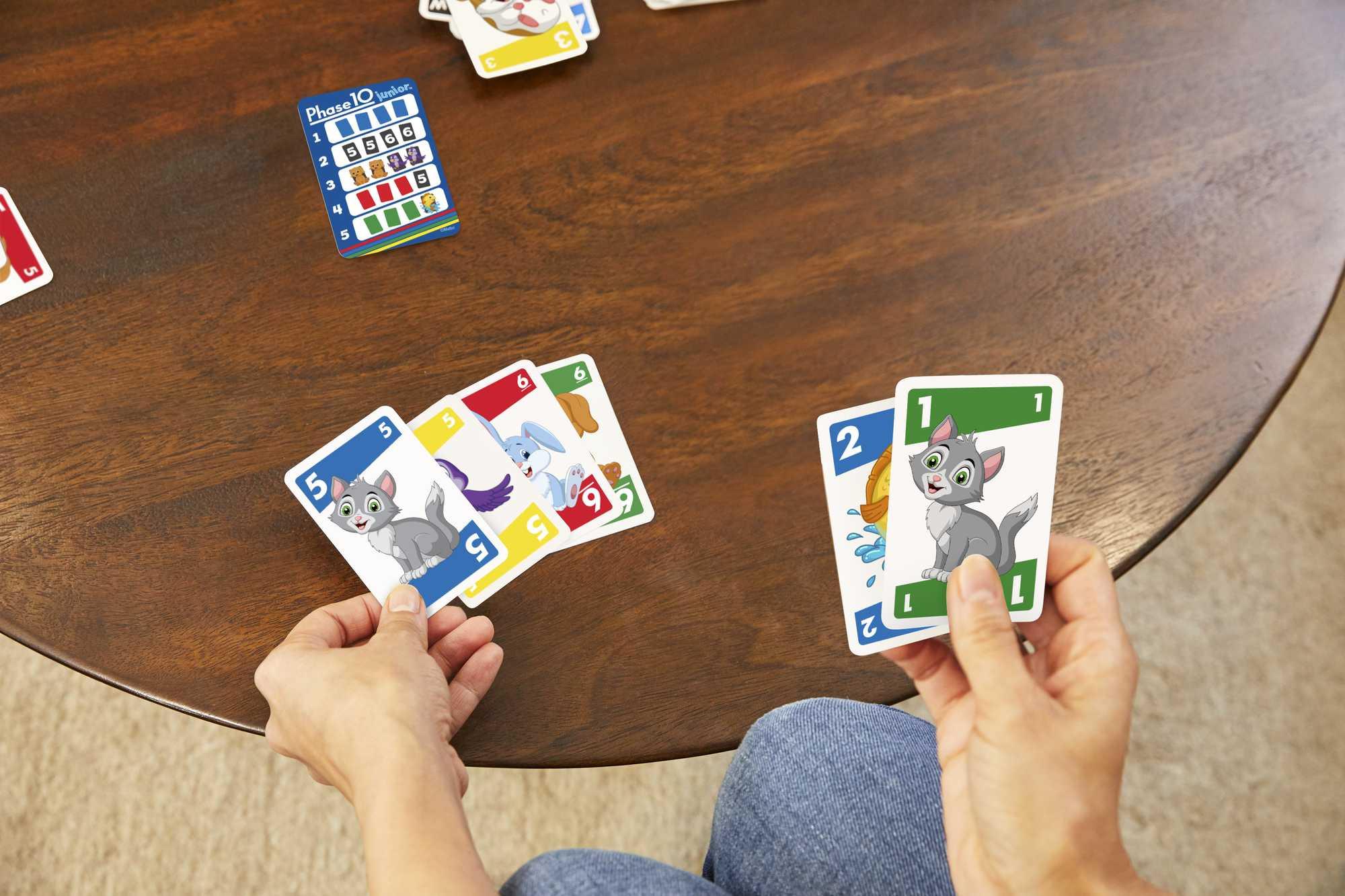 Produktbild Mattel Games Phase 10 Junior, Kartenspiel, Kinderspiel, Familienspiel 2 von 5