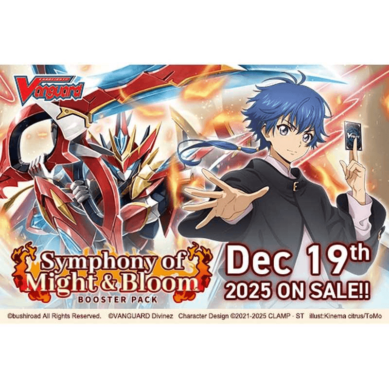 Cardfight!! Vanguard Booster Pack Symphony of Might Bloom – Sammelkarten für TCG-Fans