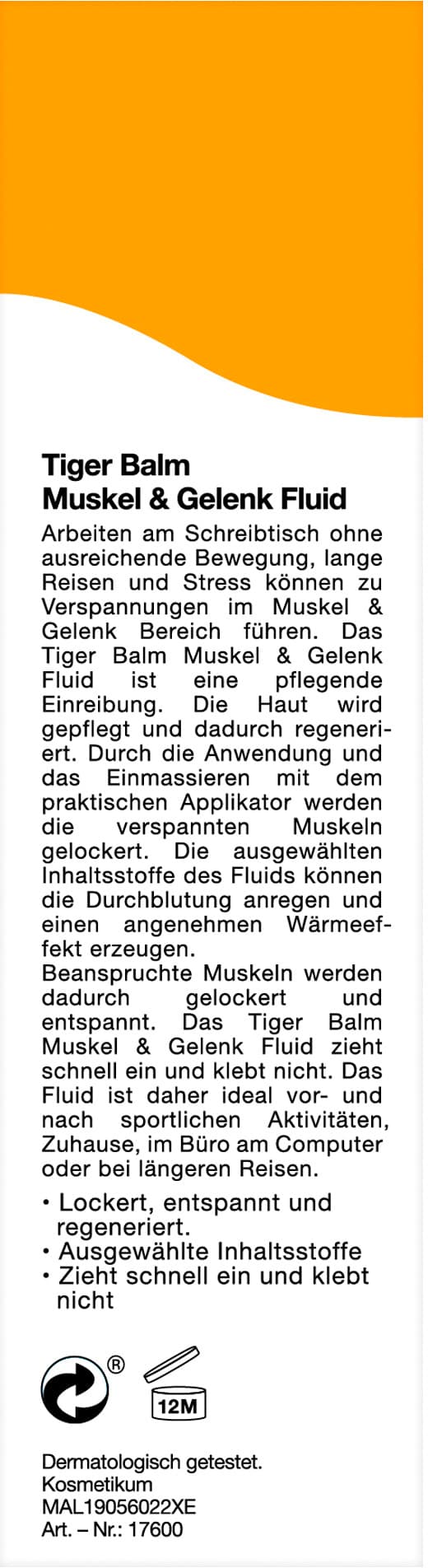 Tiger Balm Muskel & Gelenk Fluid online bestellen | MÜLLER