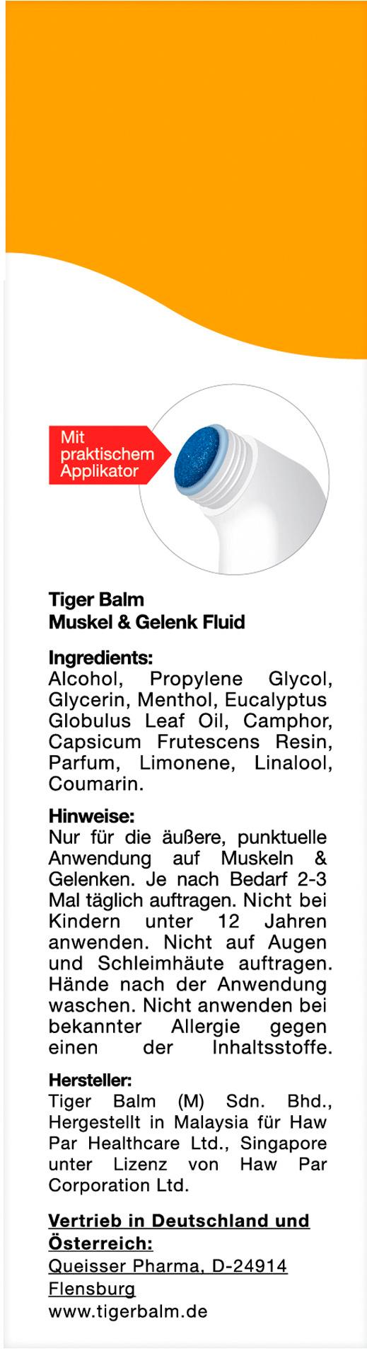 Produktbild Tiger Balm Muskel&Gelenk Fluid 3 von 4