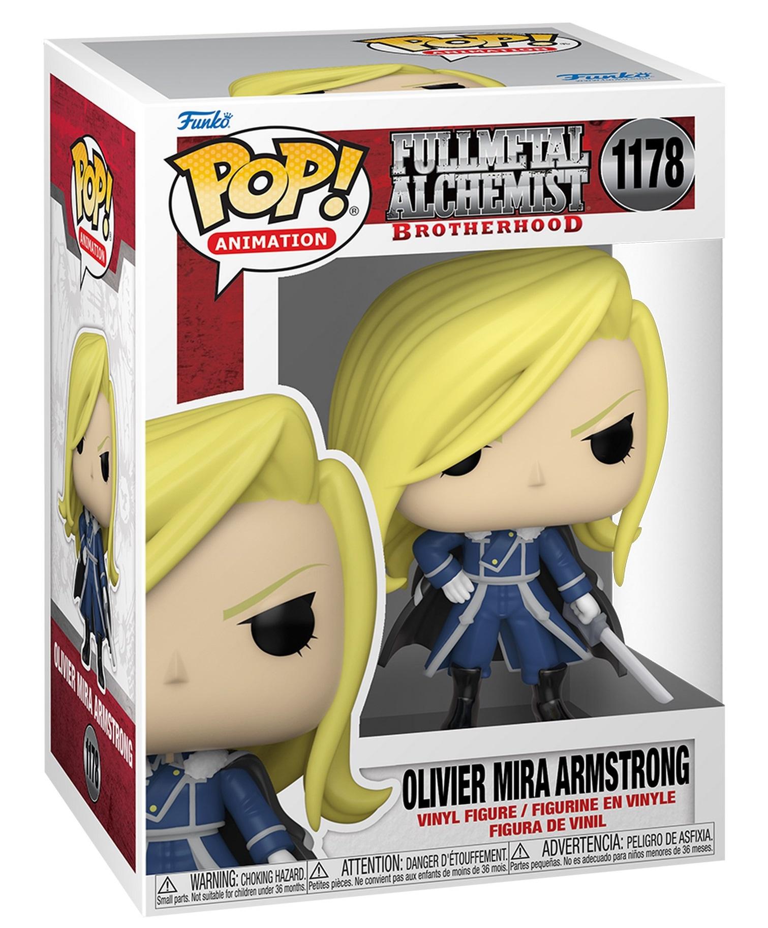 Produktbild Funko - POP! - Fullmetal Alchemist: Brotherhood - Olivier Mira Armstrong Vinyl, Anime Figur 2 von 2