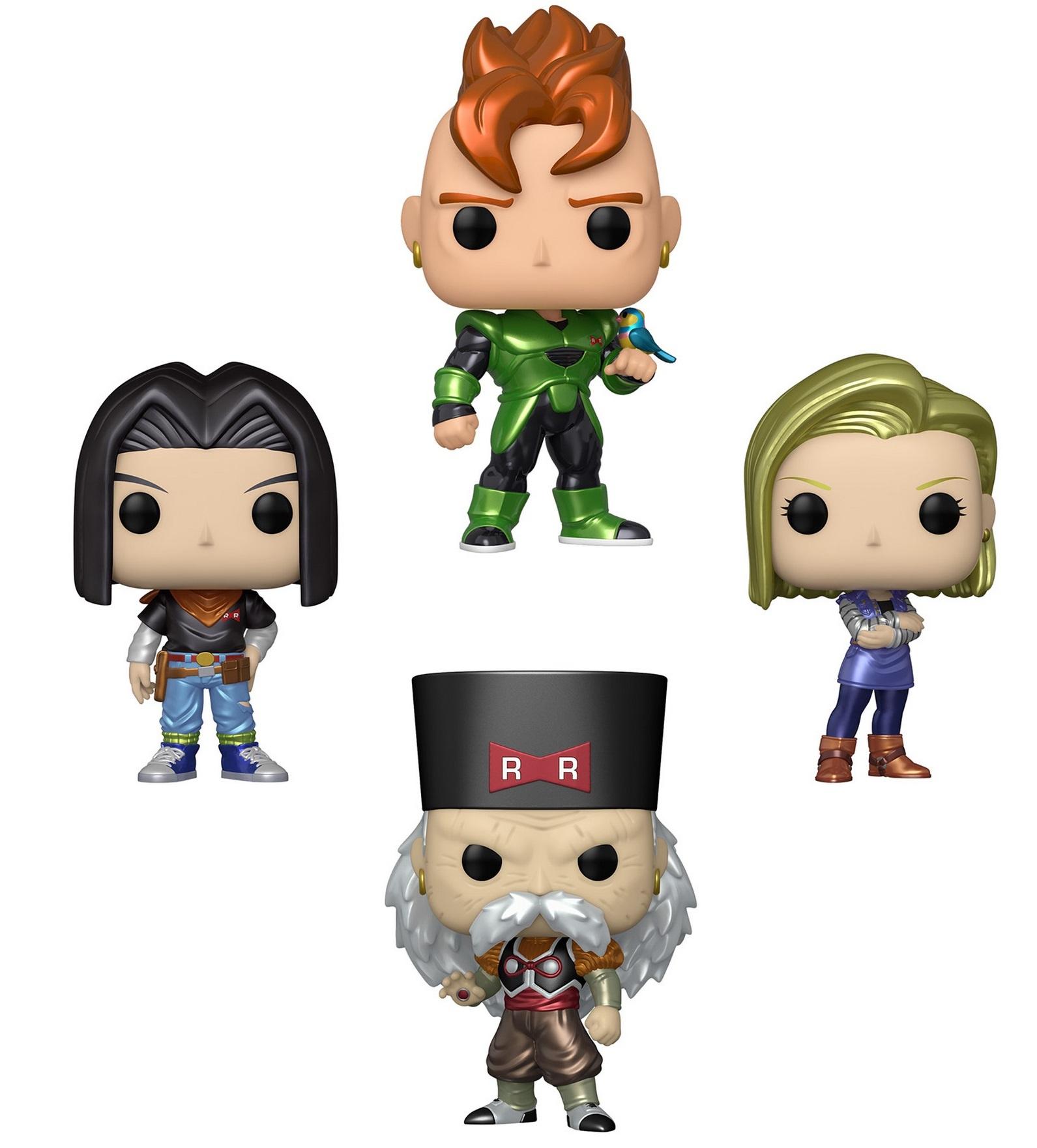 Produktbild Funko - POP! - Dragon Ball Z - Android 16, Android 17, Android 18&Dr Gero 4-Pack 2 von 5