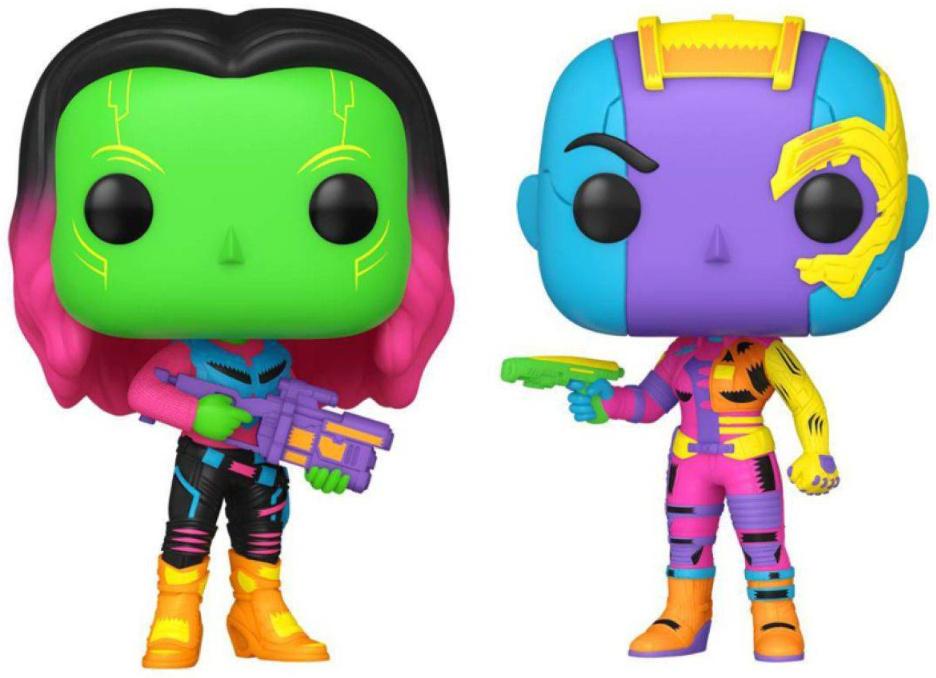 Funko - POP! - Guardians of the Galaxy: Vol. 2 - Gamora&Nebula Black Light 2-Pack