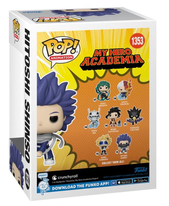 Produktbild Funko - POP! - My Hero Academia - Hitoshi Shinso (mit Variante) Vinyl, 1 Stück, sortiert 3 von 4