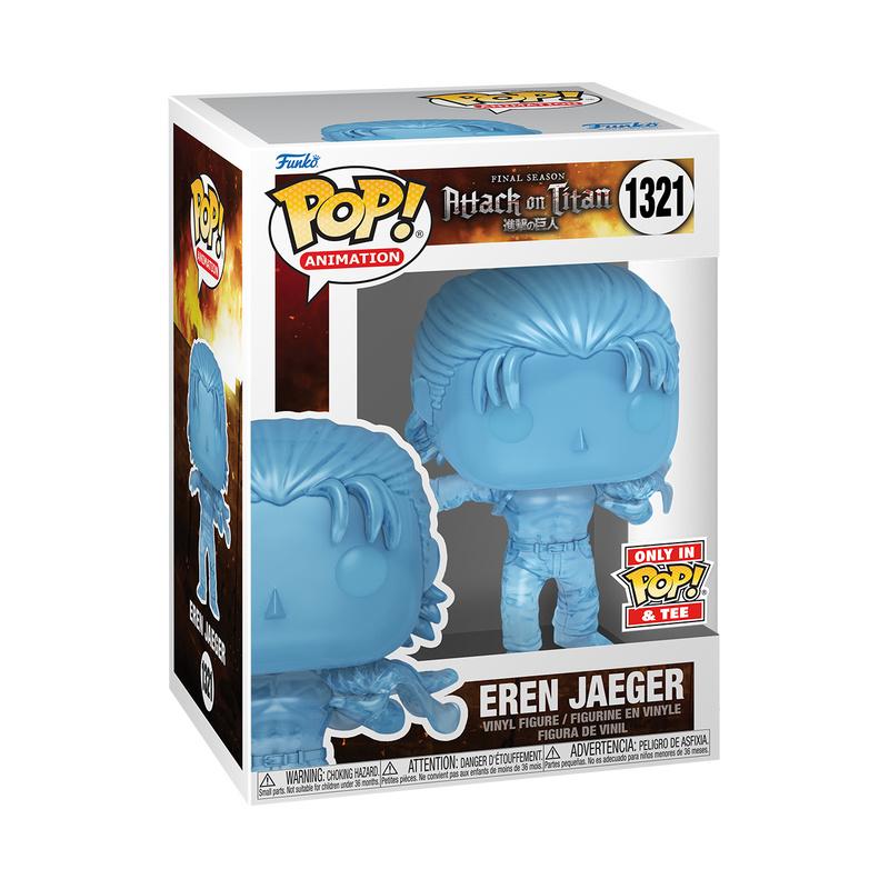 Produktbild Funko - POP! - Attack on Titan - POP!&Tee Eren Jaeger Größe L 2 von 4