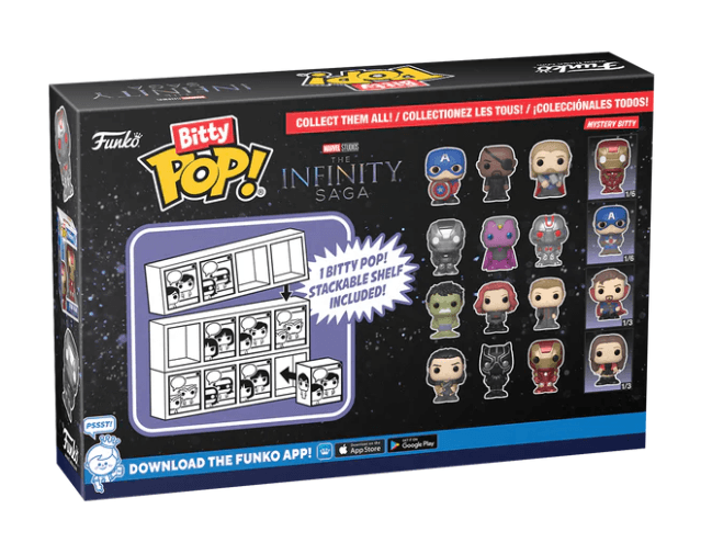 Produktbild Funko - POP! - BITTY POP! MARVEL 4-PACK SERIES 4, sortiert, 1 Stück 6 von 6