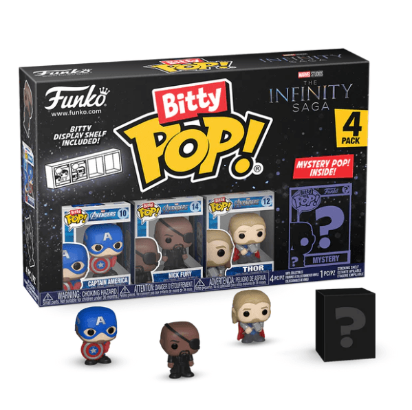 Produktbild Funko - POP! - BITTY POP! MARVEL 4-PACK SERIES 4, sortiert, 1 Stück 4 von 6