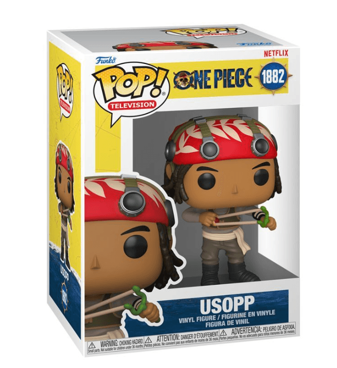 Funko - POP! - One Piece Netflix – Usopp Vinyl Figur ca. 10 cm