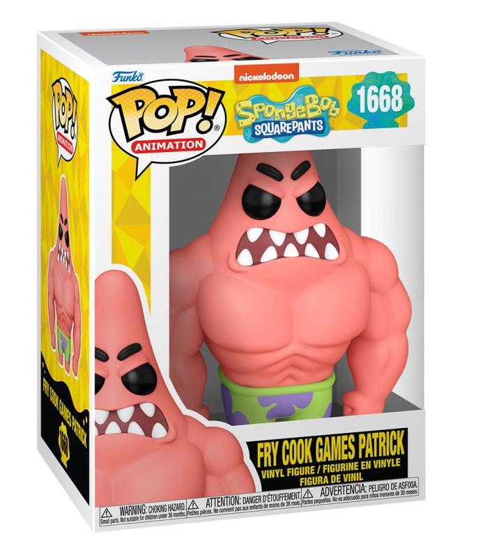 Funko - POP! - Spongebob: 25th Anniversary - Fry Cook Games Patrick Vinyl