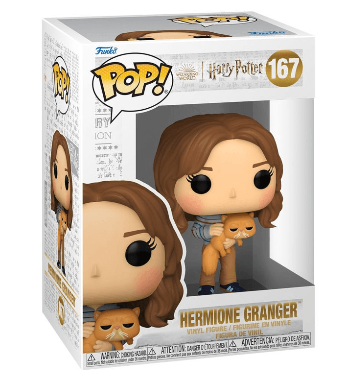Funko - POP! - Harry Potter - Hermione with Crookshanks Vinyl