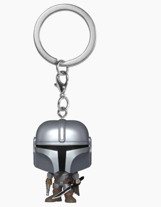 Produktbild Funko - POP! - Star Wars: Mandalorian - Mandalorian with Darksaber Vinyl Keychain 2 von 3