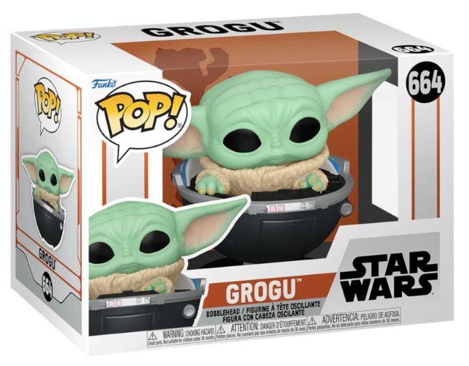 Funko - POP! - Star Wars: Mandalorian - Grogu in Hovering Pram Vinyl
