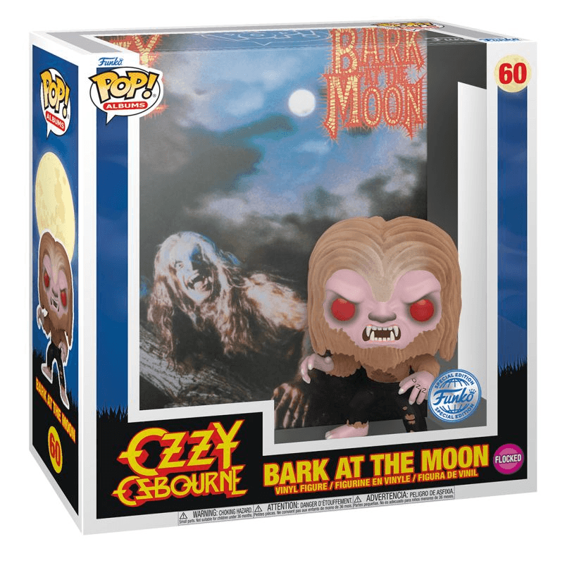 Funko - POP! - Ozzy Osbourne - Bark at the Moon US Exclusive Flocked Album