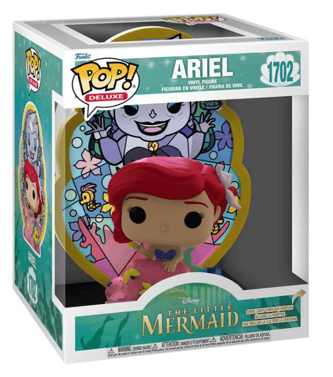 Funko - POP! - The Little Mermaid (1989) - Ariel (Stained Glass) Deluxe