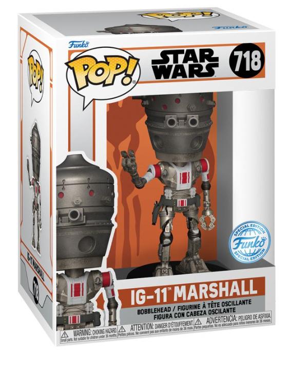Funko - POP! - Star Wars: Mandalorian - IG-11 Marshall Vinyl