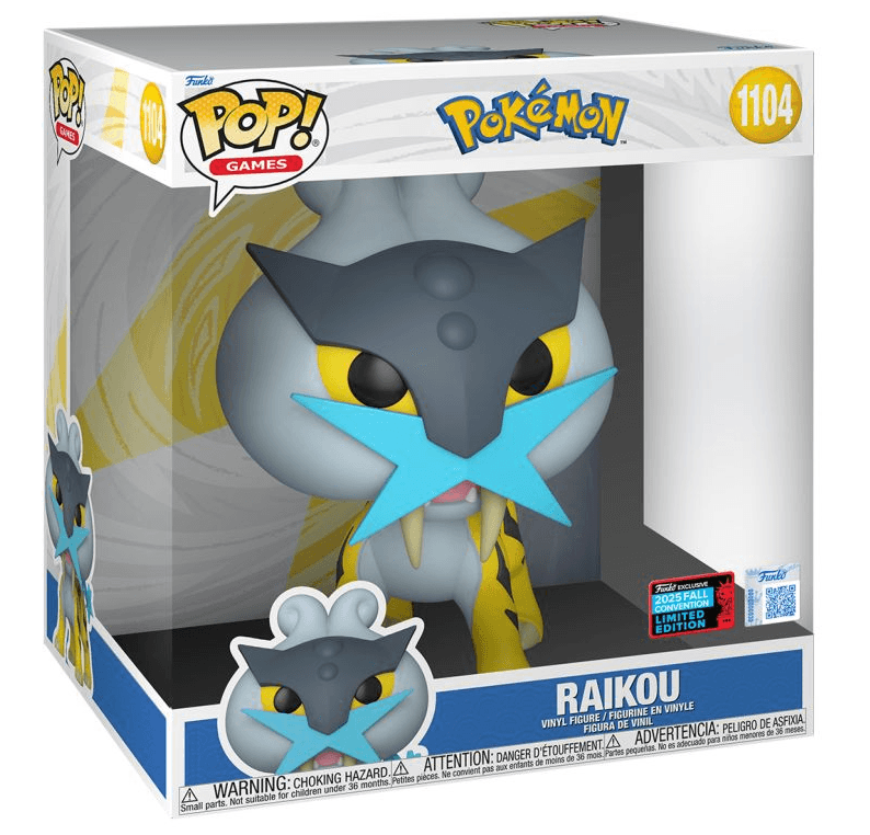 Funko - POP! - Pokemon - Raikou 10" Vinyl 2025 NYCC Exclusive