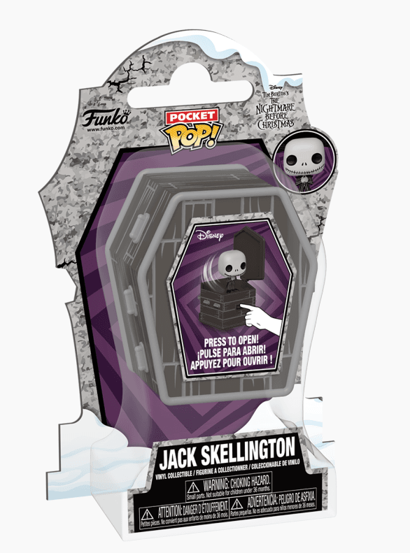 Funko - POP! - Nightmare Before Christmas - Jack Pocket Coffin Poppers!