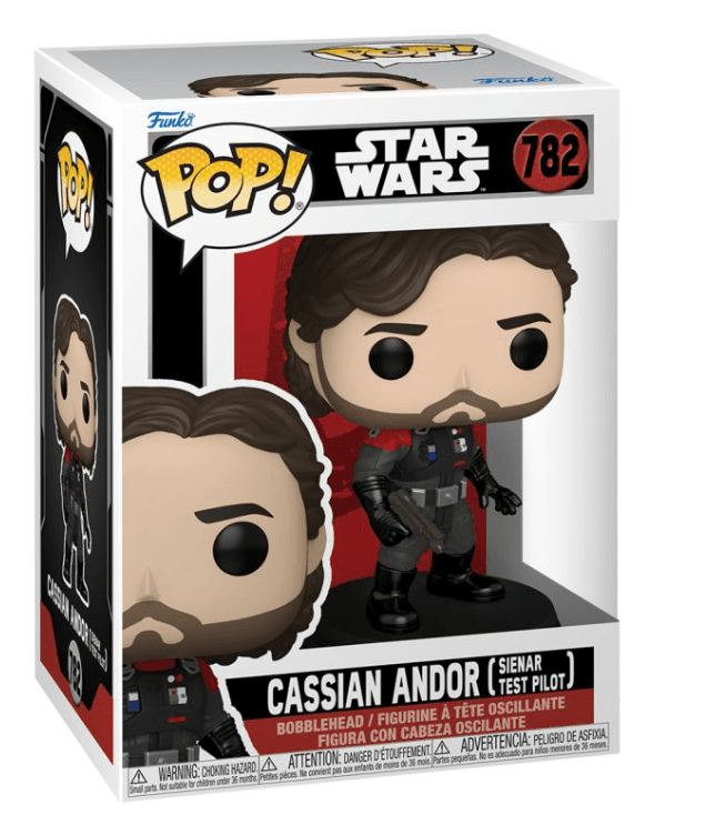 Funko - POP! - Star Wars: Andor - Cassian Andor (Sienar Test Pilot) (with chase) Vinyl, sortiert, 1 Stück