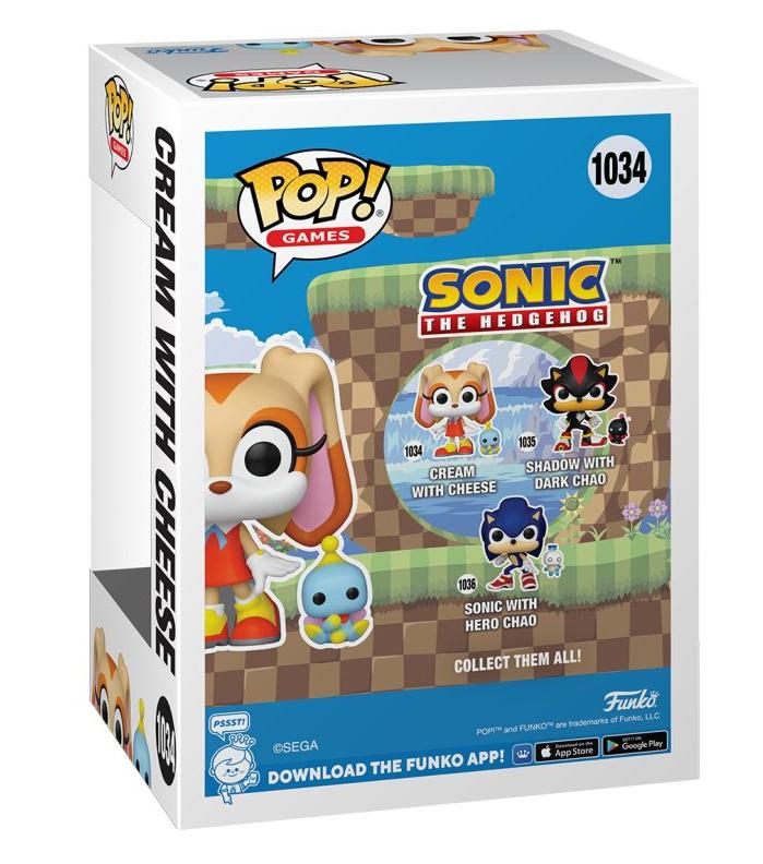 Produktbild Funko - POP! - Sonic the Hedgehog - Cream with Cheese Vinyl 2 von 3