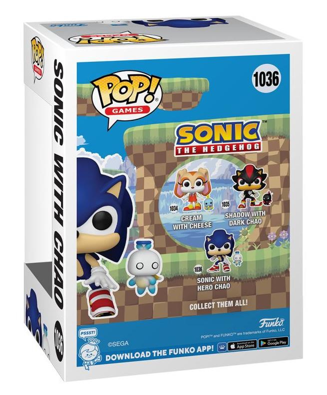 Produktbild Funko - POP! - Sonic the Hedgehog - Sonic with Chao Vinyl 2 von 3