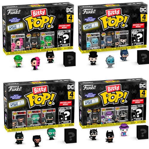 Funko - POP! - Bitty Pop! Batman 4-Pack Series 2, 1 Stück, sortiert