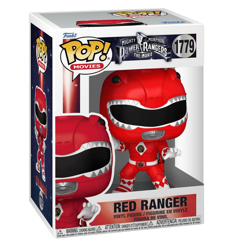 Funko - POP! - Power Rangers (1995) - Red Ranger Vinyl