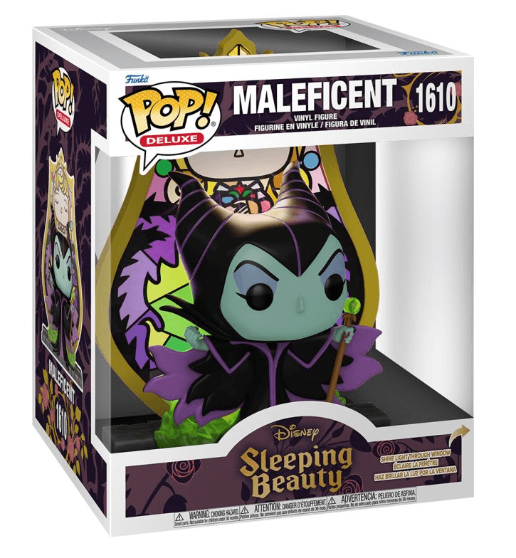 Funko - POP! - Disney: Villains - Maleficent (Stained Glass) Deluxe