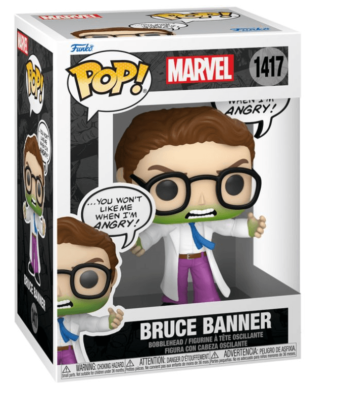 Funko - POP! - Marvel Comics - Bruce Banner "You Won't Like Me When I'm Angry" Vinyl