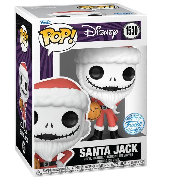 Funko - POP! - The Nightmare Before Christmas - Santa Jack with Jack-o-lantern Vinyl