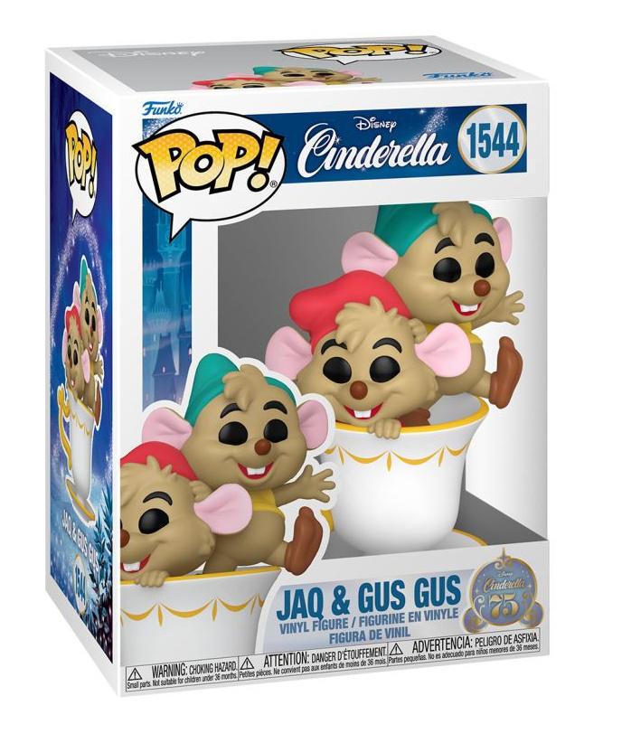 Funko - POP! - Cinderella (1950): 75th Anniversary - Jaq&Gus Gus in Cup Vinyl